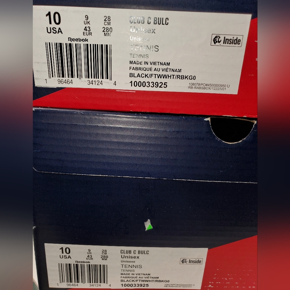 Reebok Unisex Black and Brown Sneakers - Picture 2 of 5